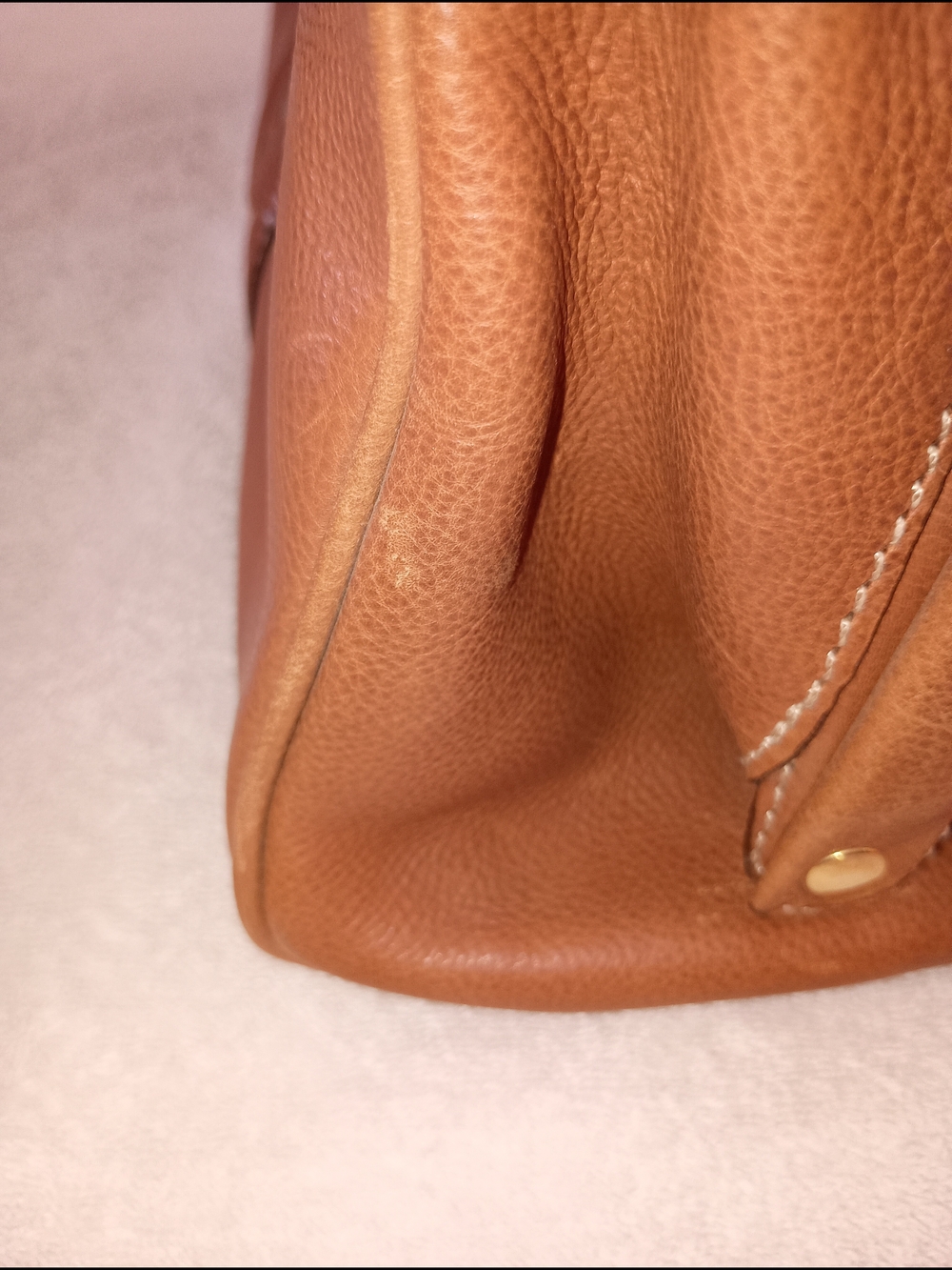 Vintage Never Used Pollini Leather Doctor's Bag With Lock & Key - Picture 9 of 10